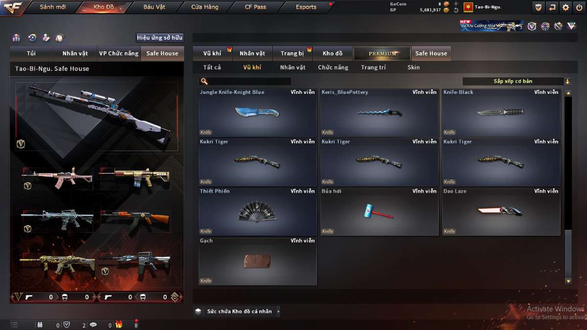 shop acc cf uy tin gia re